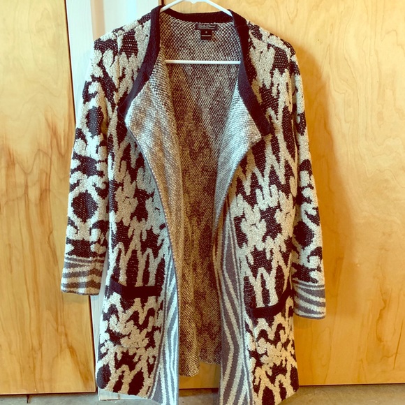 Lucky Brand Sweaters - Lucky Brand Aztec Print Cardigan.  Super cozy!♥️